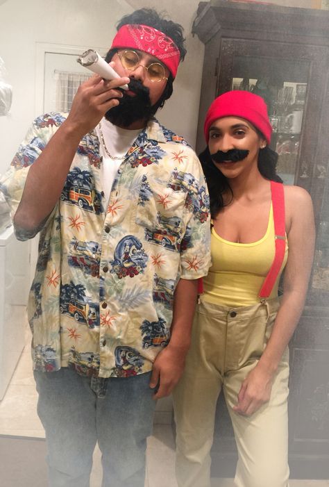 Outfits For Men Halloween, Womens Cheech Costume, Chic And Chong, Cheech And Chong Costumes Couples, Cheech And Chong Costumes, Tennis Costume, Costumes Couples Halloween, Badass Halloween Costumes, Family Themed Halloween Costumes