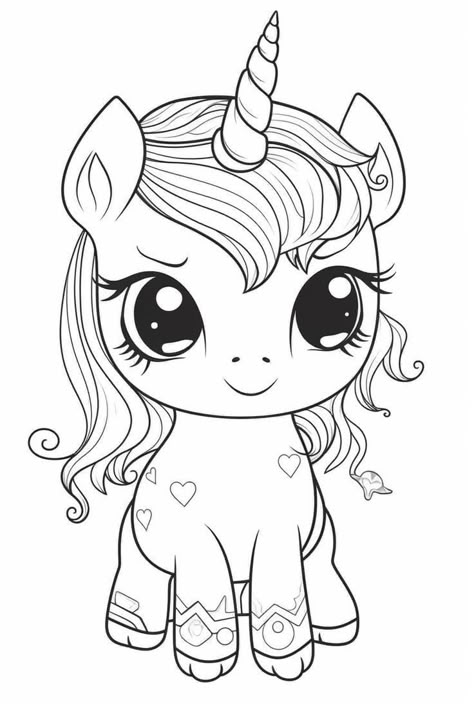 Cute Animal Coloring Pages, Unicorn Coloring, Horse Coloring Pages, Unicorn Colors, Fall Coloring Pages, Unicorn Coloring Pages, Unicorn Art, Coloring Pages For Girls, Mermaid Coloring