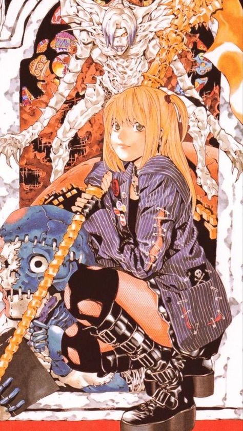 Misa Amane, Poster Anime, Notes Art, Anime Printables, Tapeta Galaxie, 인물 드로잉, Anime Wall Art, Manga Covers, Arte Horror