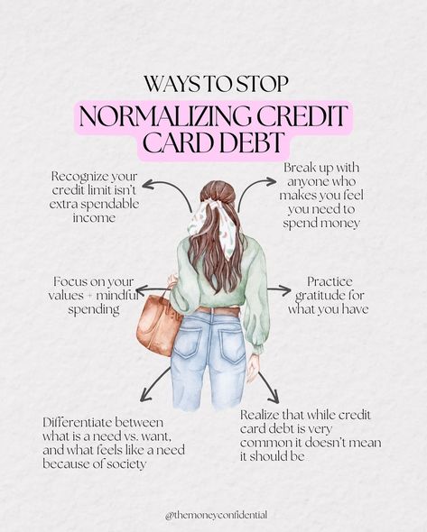 Let’s do something a little crazy... 👀 And make a promise to each other that we aren’t going to keep normalizing credit card debt. Pinky promise? 🤙 I know times are tough. And incomes can fall short of the cost of needs. But we can at least give getting rid of debt a chance, right? Here’s how we can do that: 1️⃣ Recognize our credit limit isn’t extra spendable income Just because we ✨CAN✨ spend that much doesn’t mean we should. College Kait did spend up to that max and think it was sp... Aesthetic Stationary, Being Grateful, Siren Song, Credit Card Debt, Financial Fitness, Building Wealth, Financial Life Hacks, Spend Money, Money Goals