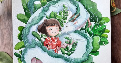 I Created These 10 Paintings Of Studio Ghibli Characters In Nature | Bored Panda Painting Of Anime, Art Studio Ghibli, Ghibli Characters, Studio Ghibli Characters, Art Mignon, Ghibli Artwork, Studio Ghibli Art, Ghibli Art, Art Et Illustration