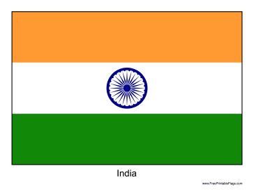 The flag of India. Free to download and print India Flag Pictures, Indian Flag Pic, Flag Pictures, Indian Flag Colors, Classroom Bulletin Boards Elementary, Pictures Of Flags, Flag Of India, Weekly Newsletter Template, Indian Flag Images