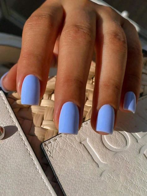 Soild Nails Colors Summer, Nail Colors That Make You Look Tan, Dip Powder Nails Colors Summer, Short Square Nails Summer, Dip Nail Colors, Tapered Square Nails, Super Cute Nails, Nails 3d, Cute Simple Nails