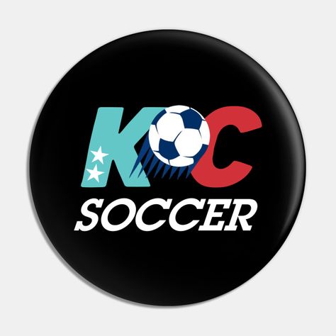 Don't let the other team forget who they're up against! The Kansas City Current are here to take the Nwsl by storm! -- Choose from our vast selection of pins to match with your desired size to make the perfect custom pin. Pick your favorite: Movies, TV Shows, Art, and so much more! Available in small and large. Perfect to wear or to decorate your bag or backpack with. Fountain City, Soccer League, Black Pins, Womens Soccer, City Design, Sport Football, Custom Pins, Don't Let, Kansas City