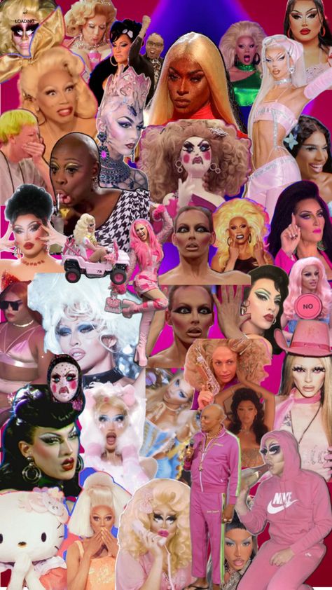 Drag race aesthetic collage Drag Race Aesthetic, Race Aesthetic, Aesthetic Collage, Drag Race, Collage