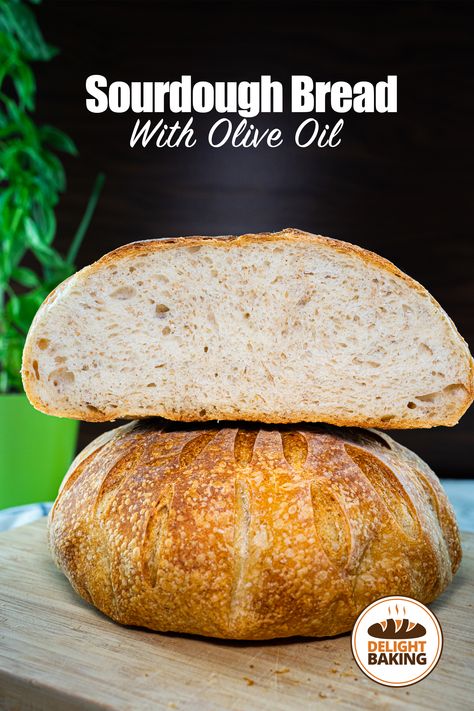 Olive Oil Sourdough Bread, Best Garlic Bread Recipe, Bread With Olive Oil, Sourdough Loaves, Olive Oil Bread, Garlic Bread Recipe, Sourdough Bread Recipe, Super Food, Bread Machine Recipes