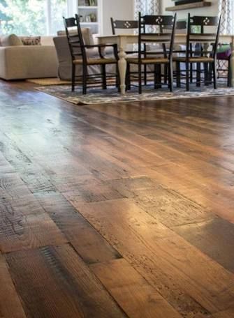 Distressed Wood Floors, Pine Wood Flooring, Diy Wood Floors, Rustic Wood Floors, Reclaimed Wood Floors, Real Hardwood Floors, Wood Plank Flooring, Reclaimed Flooring, Real Wood Floors