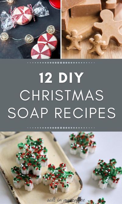 Diy Christmas Soap, Christmas Soap Diy, Christmas Soap Recipes, Homestead Projects, Diy Soap Bars, Easy Soap Recipes, Peppermint Soap, Banana Dessert Recipes, Handmade Soap Recipes