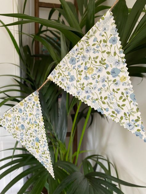 Excited to share this item from my #etsy shop: Handmade,WeatherProof Floral Vintage style Bunting, Blue, Green, white PVC, Outdoor, Indoor Wipe Clean. #blue #green #floralbunting #vinatgeaccessories #weddingbunting Outdoor Bunting, Backyard Baby Showers, Baby Tea, Wedding Bunting, Floral Toile, Girls Tea Party, Vintage Tea Party, Banners Buntings, Bunting Flags