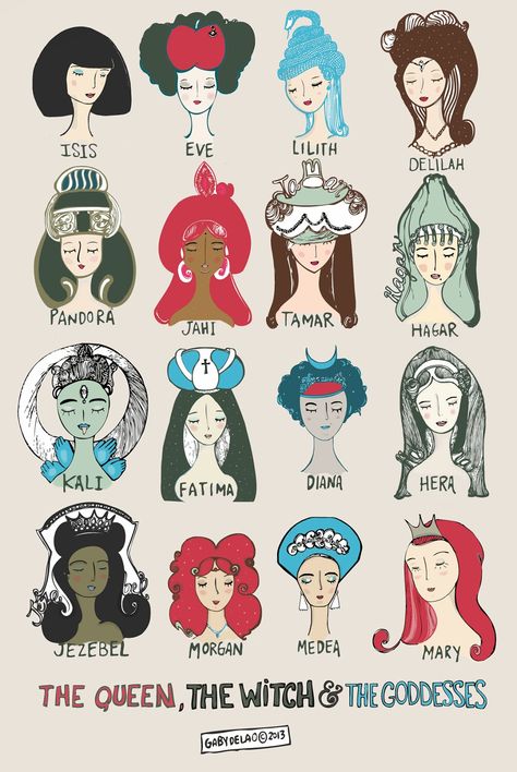 Drawings and Fabulous Poufs: The Witch, the Queen and the Goddesses How To Draw Goddess, Witch Queen Aesthetic, Witch Aesthetic Drawing, Queens Drawing, Wicca Wallpaper, Witches Wallpaper, Goddess Drawing, Queen Drawing, Witch Wallpaper