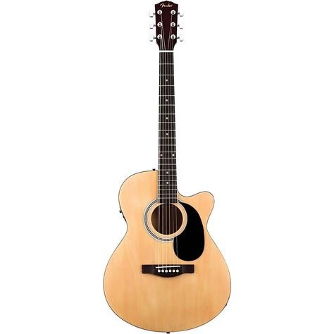 Fender FA135CE Concert Acoustic-Electric Guitar Natural Fender Acoustic Guitar, Fender Acoustic, Fender Guitar, Concert Fashion, Dj Gear, Girls Music, Acoustic Guitars, Acoustic Electric Guitar, Electric Guitars