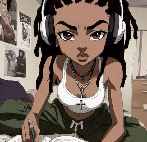 Ratu Elizabeth, Art Black Love, Rauch Fotografie, Looks Hip Hop, Image Swag, Black Cartoon Characters, Afrocentric Art, Black Art Painting, Black Anime Characters