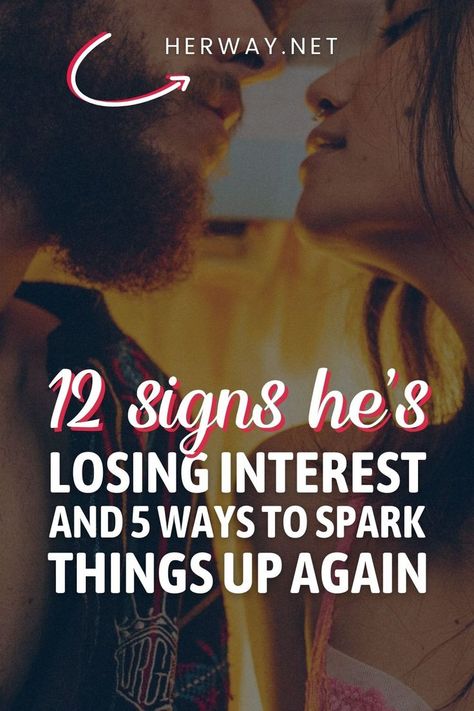 Is he acting weird or distant all of a sudden? Then you should check these signs he’s losing interest in you and learn what to do. Is He Interested, Losing Interest, Warrior Workout, 12 Signs, Distance Relationship, Love Tips, Marriage Tips, Waiting For Him, Emotional Connection