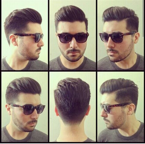 Hairstyle #haircut #trends Hairstyle 360, Draw Waves, Men Short Hairstyle, Hair Style Men, Hairstyles Man, Man Haircut, Side Part Haircut, 3d Hair, Haircut For Square Face