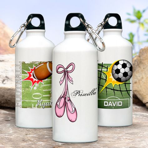 Water Bottle Ideas, Sublimation Water Bottle, Personalized Sports Water Bottles, Personalized Water Bottles Kids, Volleyball Designs, 20th Birthday Gift, Water Bottle Gift, Bottle Ideas, Laser Engraved Gifts