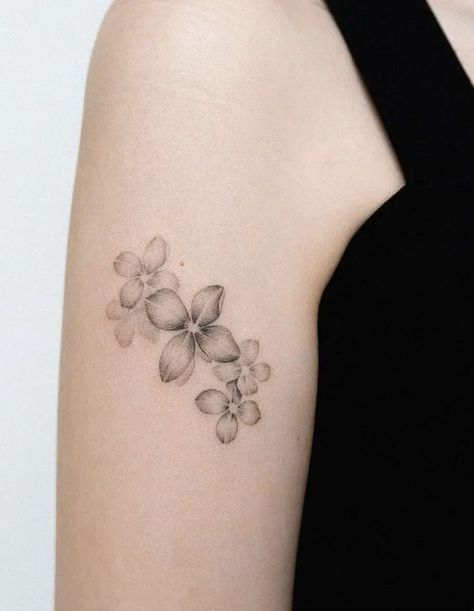 Lilac Blossom Tattoo, Lilac Petal Tattoo, Small Lilac Tattoo Black And White, Simple Lilac Tattoo Black And White, Lilac Tattoo Black And White, Gratitude Tattoo, Lilac Tattoo, Tiny Bird Tattoos, Carnation Tattoo