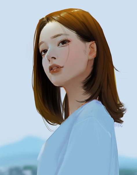 ArtStation - New Girl, Peter Xiao Xiao Art, View Image, New Girl, Detailed Image, Fashion Illustration, Character Art, Character Design, Art Design, Deviantart