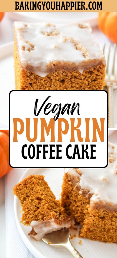 Coffee Cake Vegan, Vegan Pumpkin Cake, Vegan Cake Frosting, Vegan Pumpkin Cookies, Pumpkin Cakes, Pumpkin Coffee Cake, Dairy Free Cream Cheese, Pumpkin Bundt Cake, Fall Vegan Recipes