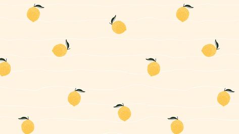 Lemon desktop wallpaper vector, cute HD background | free image by rawpixel.com / Sasi Macbook Desktop Backgrounds, Summer Desktop Backgrounds, Desktop Wallpaper Summer, Mac Wallpaper Desktop, Lemon Wallpaper, Lemon Background, Mac Backgrounds, Cute Desktop, Hd Wallpapers For Laptop