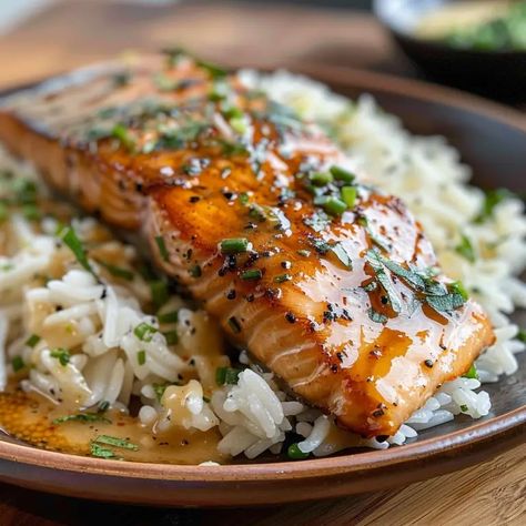 Bang Bang Salmon - Grammy Recipes Bang Bang Salmon Bowl, Salmon Bang Bang, Salmon Marinade Recipes, Bang Bang Salmon, Jalapeno Popper Grilled Cheese, Pumpkin Fritters, Salmon Marinade, Salmon Bowl, Sweet Dish