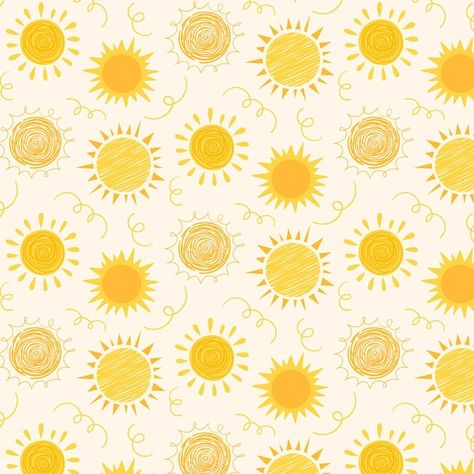 Sol Aesthetic, Sunshine Wallpaper, Sun Background, Sun Wallpaper, Tropical Poster, Sun Pattern, Motif Simple, Cute Sun, Moon Pattern