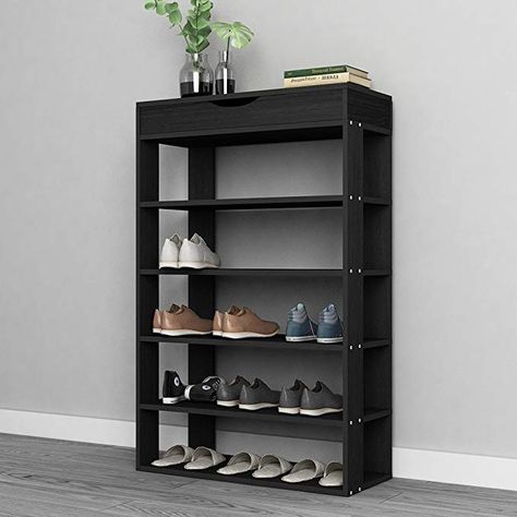 Black Shoe Rack, Shoe Storage Bench Entryway, Wooden Shoe Storage, Wood Shoe Storage, Wood Shoe Rack, Shoe Rack With Shelf, Shoe Rack Closet, Wooden Shoe Racks, Entryway Shoe Storage