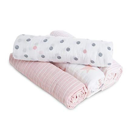 aden by aden + anais swaddle, 100% cotton muslin, 112cm X 112cm, 4 pack, doll: Amazon.co.uk: Baby Aden Anais Swaddle, Aden And Anais, Muslin Baby Blankets, Baby Girl Blanket, Muslin Swaddle Blanket, Muslin Blankets, Muslin Baby, Muslin Swaddling, Nursing Cover