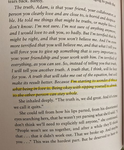 Highlighted Lines From Books, Best Lines From Books Novels About Love, Best Book Quotes Of All Time Novels, Under One Roof Ali Hazelwood Quotes, Best Lines From Books Novels About Life, Novel Love Quotes, Love Novel Quotes, Love Quotes From Novels, The Love Hypothesis Quotes