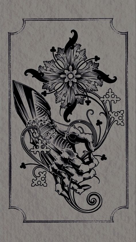 Gauntlet Tattoo, Medieval Tattoo, Engraving Tattoo, Iphone Wallpaper Aesthetic, Tattoo Portfolio, Tattoo Sketch, 1 Tattoo, Desenho Tattoo, Dark Tattoo