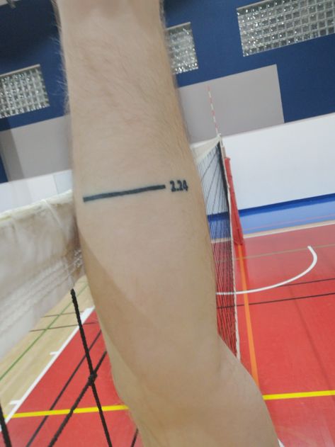 Matching Volleyball Tattoos, Volley Tattoo, Volleyball Tattoo Ideas, Volleyball Tattoo, Sport Tattoos, Volleyball Wallpaper, Japan Volleyball Team, Volleyball Coach, Sharpie Tattoos