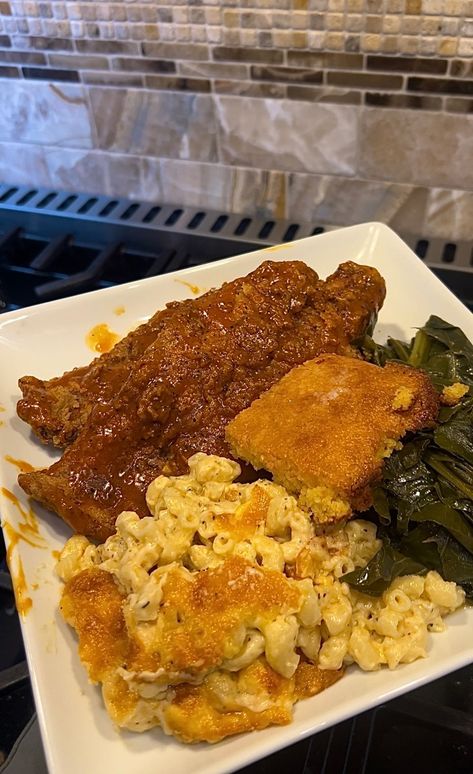 Being from Chicago, I ate fish at least once a week. My grandma used to host fish fry’s and she would fry the fish in her backyard with various sides. It was always a family affair. Recently … Fried Fish Soul Food Dinner, Fish Dinners For Family, Fried Fish Soul Food, Fried Fish Meals, Dinner For Big Family, Fried Fish Dinner Ideas Sides, Lemon Pepper Catfish, Honey Bbq Wings Recipe, Grilled Catfish