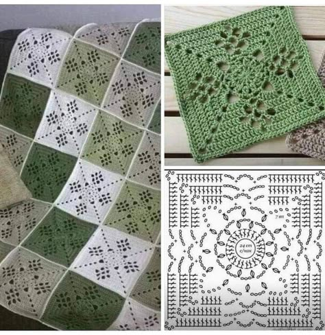 Granny Square Crochet Patterns Free, Crochet Stitches Diagram, Crochet Bedspread Pattern, Crochet Blanket Designs, Square Crochet Pattern, Crochet Bedspread, Crochet Blocks, Crochet Design Pattern, Crochet Square Patterns