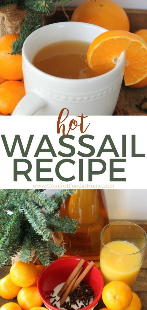 It’s that time of year again when the leaves start to change color, and the weather starts to cool down. So it’s finally time for hot wassail! This traditional drink is perfect for fall and only takes six simple ingredients. Hot Wassail Recipe, Festive Fruit Salad, Wassail Recipe, Homemade Carrot Cake, Delicious Slow Cooker Recipes, Pumpkin Chocolate Chip Muffins, Food At Home, Spiced Cider, Delicious Drink Recipes