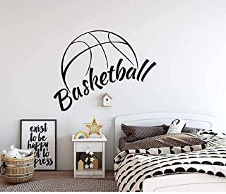 Basketball Bedroom Decor, Boys Basketball Bedroom, Basketball Themed Bedroom, Basketball Room Decor, Basketball Wall Decals, Basketball Bedroom, Teenager Room, Basketball Room, Boy Room Decor