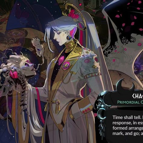 Chaos, from HADES 2, by Supergiant Games Chaos Hades, Eldritch God, Hades 2, Hades Greek Mythology, Hades Game, Magical Beings, New Gods, Greek Art, Greek Myths