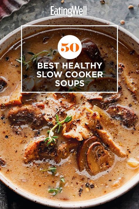 Brothy Soup Recipes, 7 Day Cabbage Soup Diet, Healthy Crockpot Soup, Slow Cooker Soups, Chicken Broth Recipes, Hearty Stew, Slow Cooker Lentils, Winter Soup Recipe, Crockpot Stew