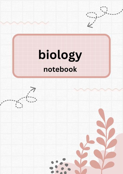 BIOLOGY NOTEBOOK Biology Notebook, Start Writing, Note Taking, Biology, In Style, Notebook, Writing, Quick Saves