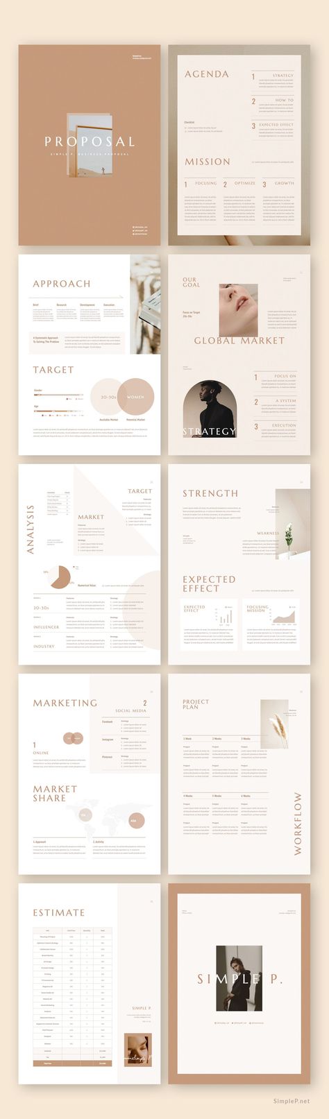 Word Template Design Layout, Document Design Template, Word Document Design Layout Ideas, Branding Document, Ebook Template Design, 포트폴리오 레이아웃, Presentation Design Layout, Proposal Design, Diagram Chart