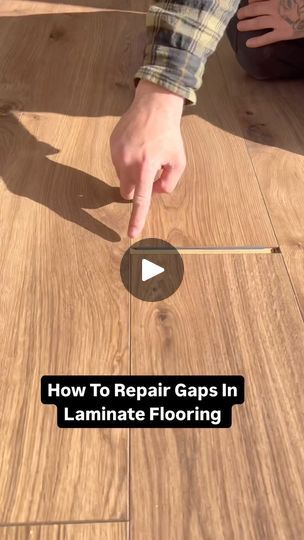 387K views · 13K reactions | How To Repair Gaps In Laminate Flooring 

#how #howto #doityourself #diy #repair #laminate #flooring #build #building #hacks #lifehack #homeimprovement #reels | The Home Improvements Channel UK | thehomeimprovementschanneluk · Original audio Laminate Floor Repair, Diy Home Improvement Hacks, Laying Laminate Flooring, Building Hacks, Floor Work, Mobile Home Makeover, Installing Laminate Flooring, Vinyl Repair, Tool Tips