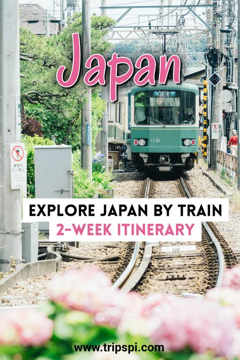 Taking trains is the most common way to travel in Japan, so knowing how to do it properly will be useful for your next trip. Our 2-week trip in Japan shows you a detailled route by train and gives you all the info you need for your next holiday in Japan! Plus, you will find out more about highlights, things to do & see and so much more! #japan #travelbytrain #japanbytrain #japanrailpass #explorejapan #bestitinerary #itinerary #japanitinerary #japanroute #japanhighlights #travelcommunity Japan By Train, Trains In Japan, Japan Highlights, Travel In Japan, Japan Tourism, Train Map, Japan Train, Japan Itinerary, Train Route