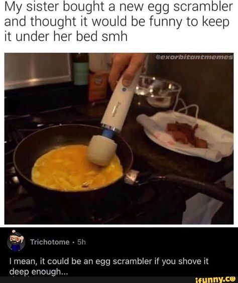 Tap to see the meme Fluffy Eggs, Clean Jokes, Dark Memes, Morning Humor, Cooking Method, Best Breakfast, Funny Meme, Edgy Memes, Cute Food