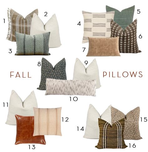 Earthy Pillow Combinations, Navy Blue Couch, Navy Blue Couches, Pillow Combinations, Blue Couch, Pillow Combos, Fall Pillow, Becki Owens, Blue Couches