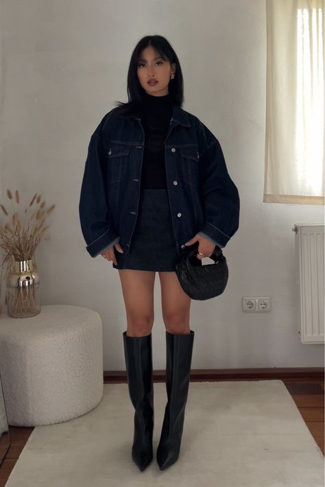 https://www.shopltk.com/explore/thanya/posts/c703bd62-75e5-11ef-8985-0242ac110029 Wide Calf Boots Outfit, Dress With Tall Boots, Pear Shaped Fashion, Tall Boots Outfit, Outfit Jean, Pointy Boots, Trendy Date Night Outfit, Outfit Jeans, Wide Calf Boots