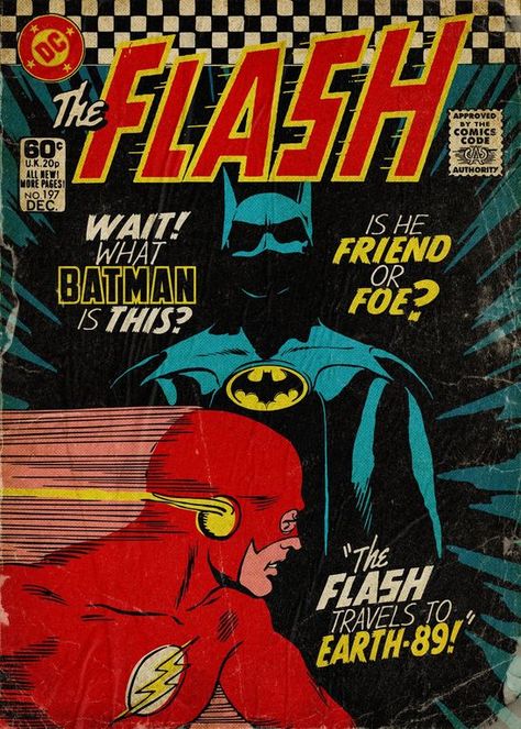 FAN-MADE: Beautiful artwork based on the Keaton/Flash news! (via. @billythebutcher on Twitter) : DC_Cine… in 2022 | Flash comics, Marvel comics vintage, Dc comics wallpaper Flash And Batman, Dc Pictures, Chip Kidd, Dc Comics Poster, Marvel Comics Vintage, Flash Comics, Old Comic Books, Karakter Marvel, Superhero Poster