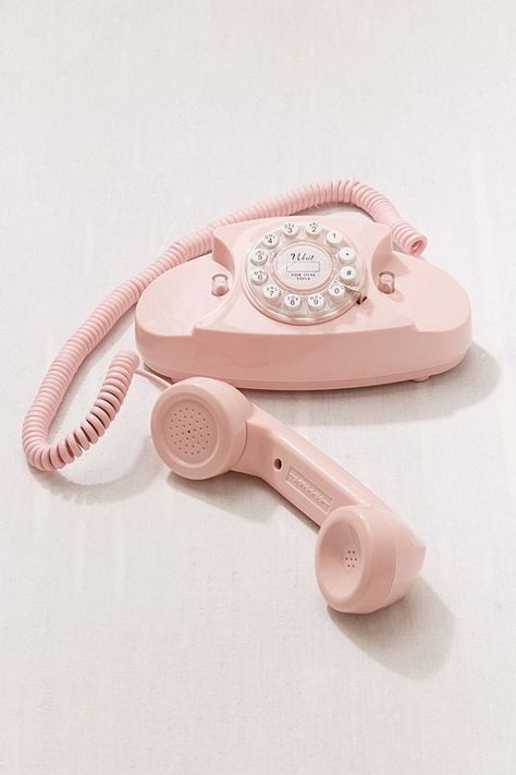 Slide 10 of 10 Princess Phone, Urban Outfitters, Pink, Pins, White