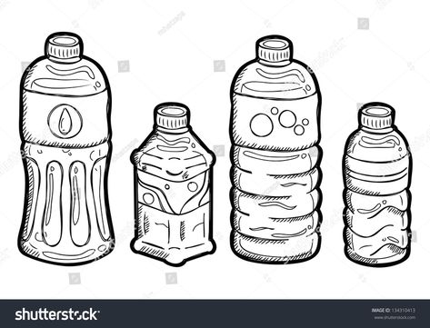 Set of plastic bottle doodle #Ad , #sponsored, #plastic#Set#doodle#bottle Bottle Doodle, Object Drawings, Water Bottle Drawing, Bottle Drawing, Bottle Tattoo, Doodle Vector, Upcycled Textiles, Pen Art Drawings, Water Drawing