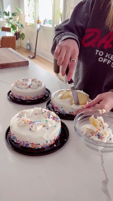 Diy Store Cake Makeover, Cake Pops Using Store Bought Cake, How To Stack Store Bought Cake, Remake Store Bought Cake, Cake Makeover Store Bought, Cake Pops With Store Bought Cake, Cheap Cake Ideas, How To Decorate Store Bought Cake, How To Make A Store Bought Cake Look Fancy