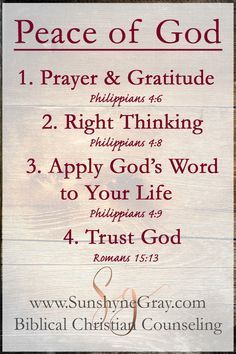 17 Best Audrey SW 546 images in 2022 Peace In God, The Peace Of God, Christian Counseling, Peace Of God, Prayer Verses, Gods Word, Bible Studies, Christian Living, The Peace