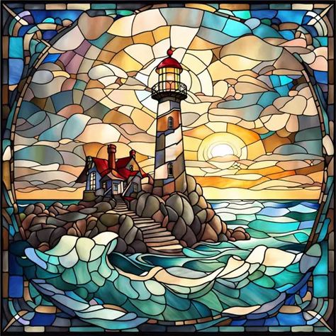 Dope Artwork, Art Kits For Adults, Stain Glass Window Art, Diamond Dots, Diamond Art Kits, Stained Glass Quilt, Accessories For Home, Textile Wall Hangings, Glass Window Art