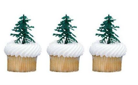 Plastic Evergreen Christmas Trees cupcake picks (24) favor cake topper 2 dozen Wild 1 Birthday Party, Wild 1 Birthday, Houston We Have A Boy, Wild One Bday, One Bday, Tropical Cupcakes, 1 Birthday Party, Deserts Cupcakes, Watercolor Cakes